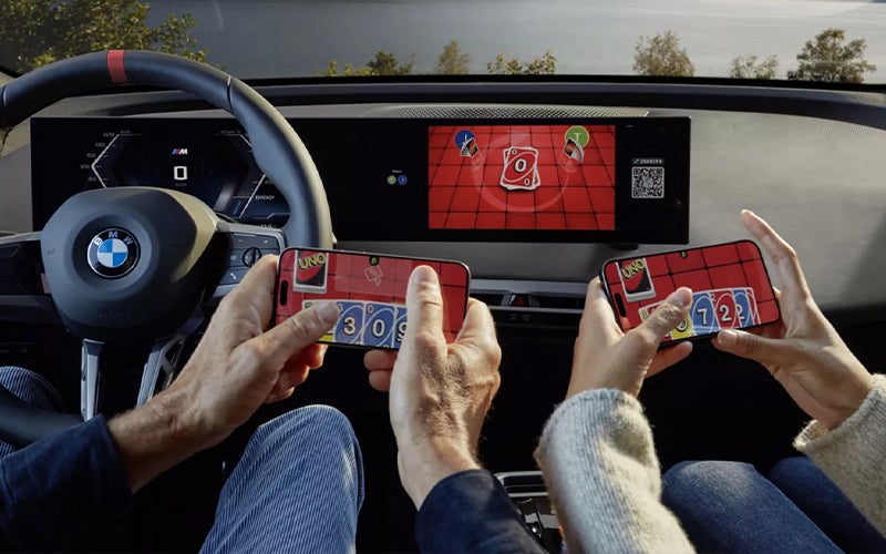 The BMW Curved Display AirConsole. | BMW of Palm Springs in Palm Springs CA