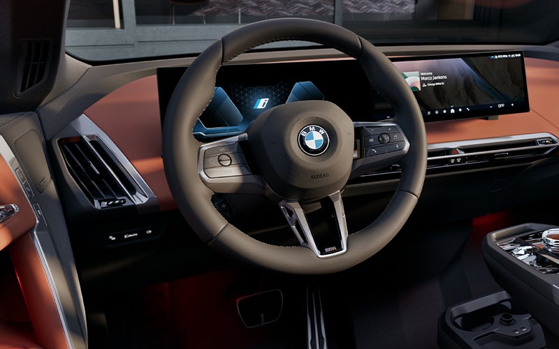The BMW iX steering wheel. | BMW of Palm Springs in Palm Springs CA